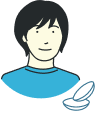 メガネしてない
